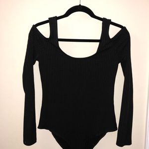 Black cold shoulder Gianni Bini body suit *NWT*